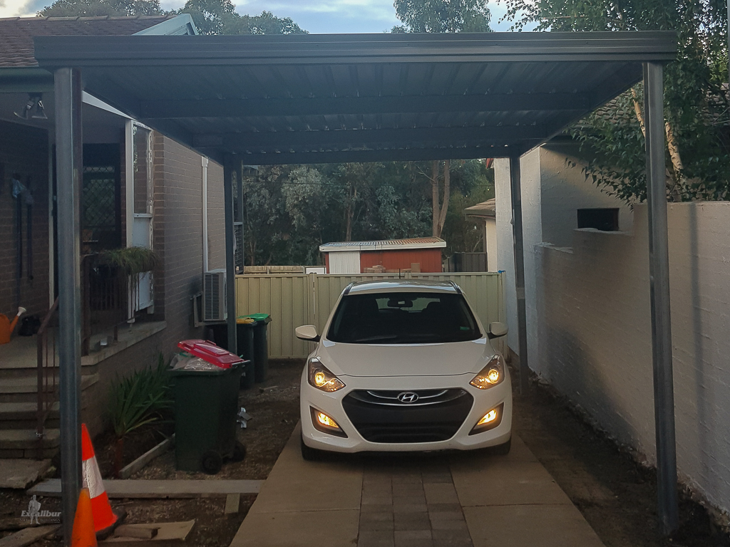 DIY Skillion Carport