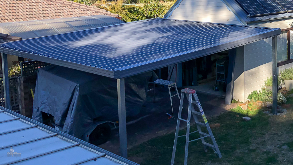 Flat Roof Carport