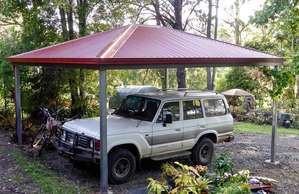 Hip Roof Carport DIY